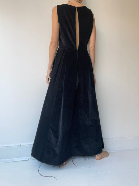 velvet morning dress