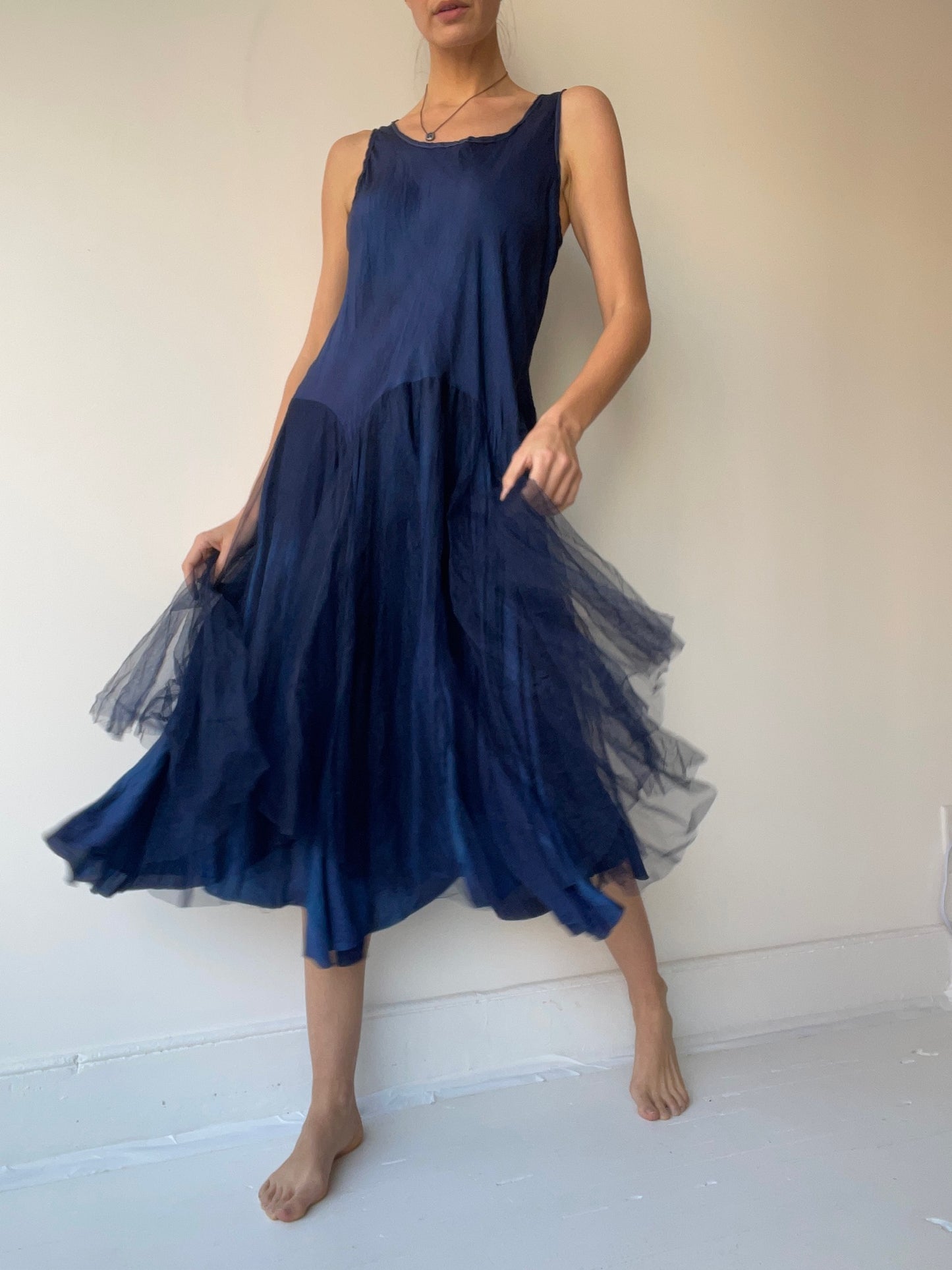 tulle garden dress