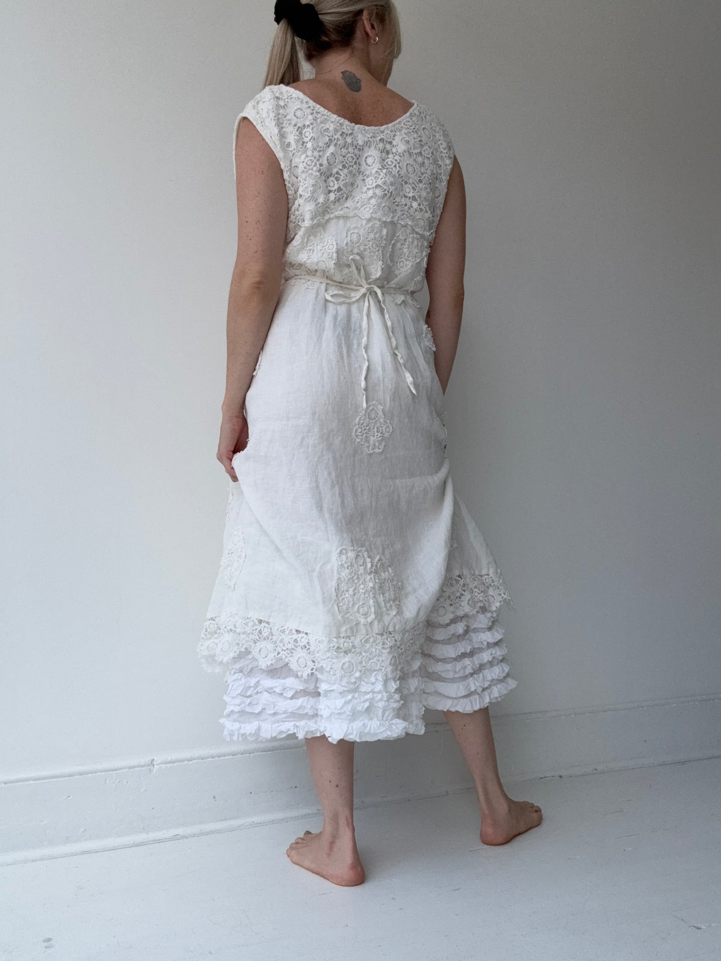 krista larson lace applique slip