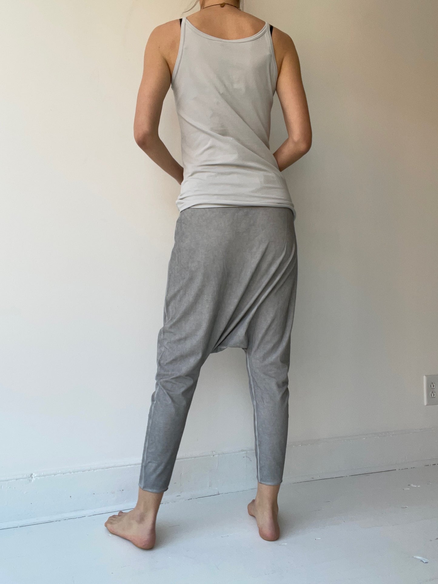 rundholz black label grey strappy stretch tank