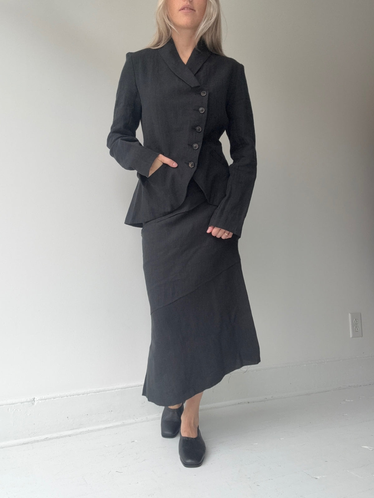 anika skarstrom linen skirt