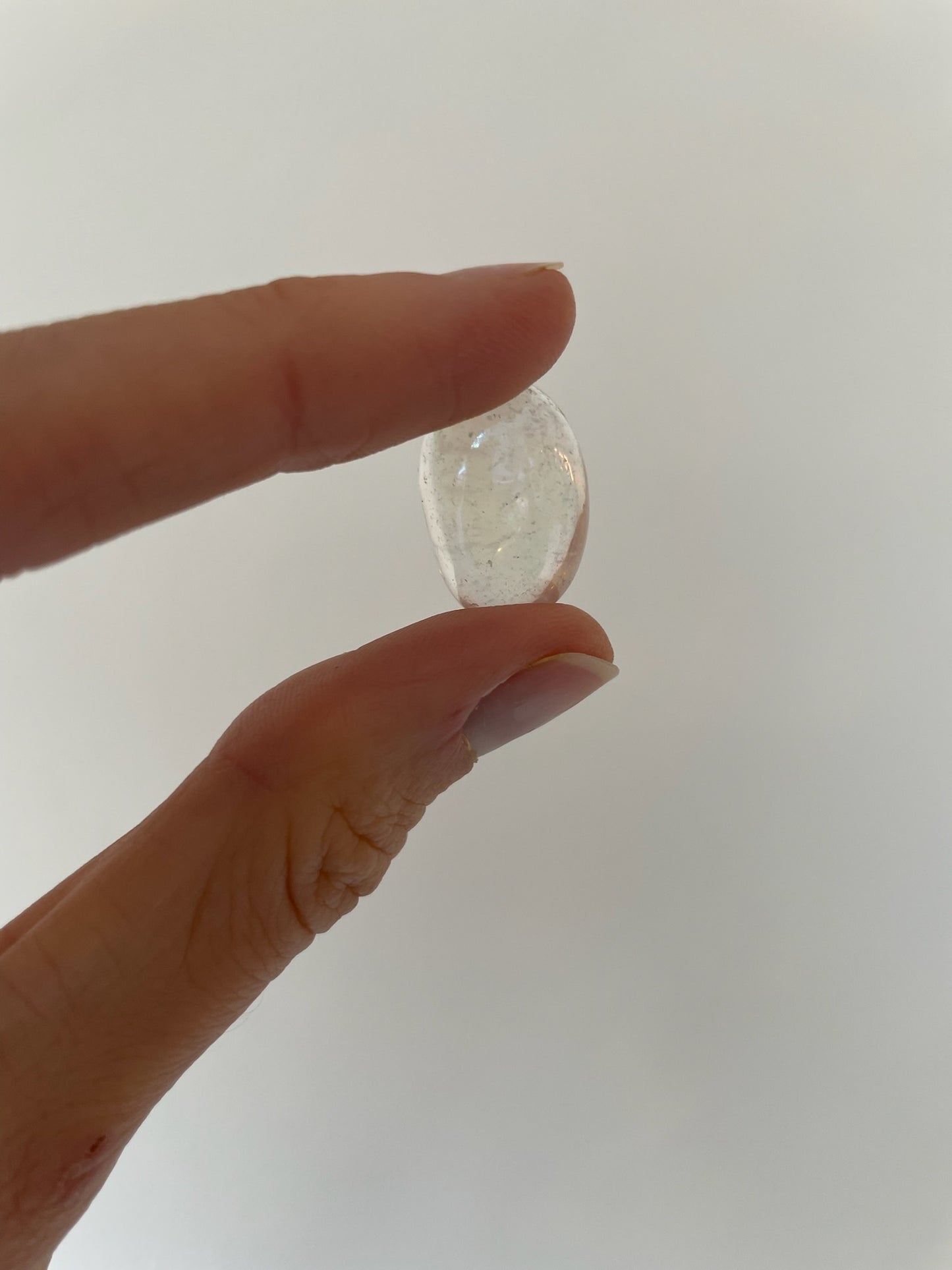tumbled angel aura quartz crystal