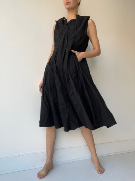 rundholz dip crepe dress