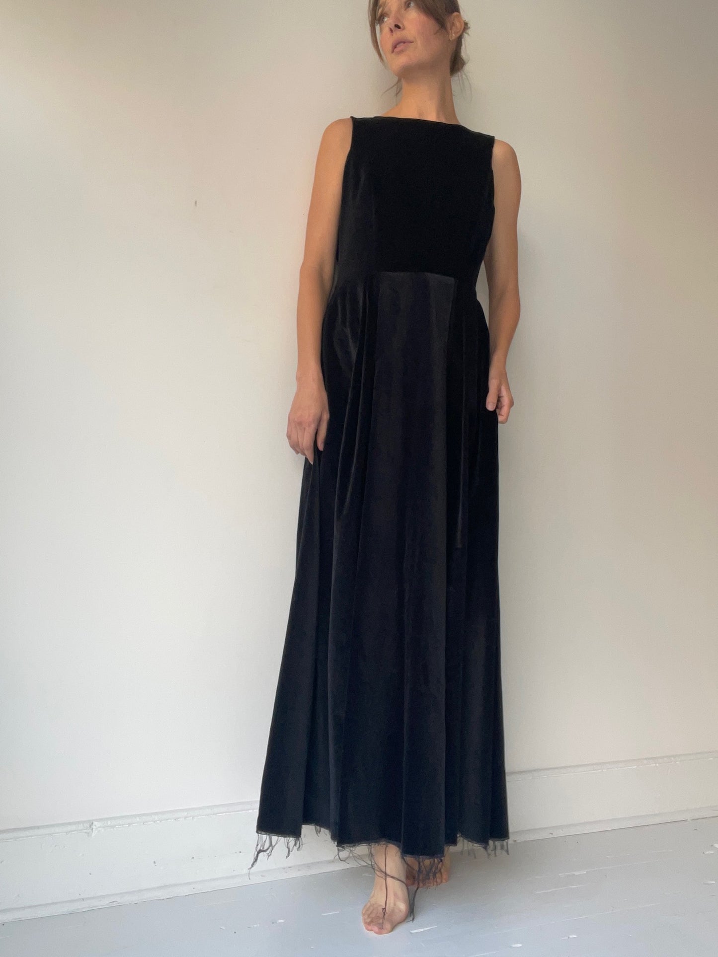 velvet morning dress