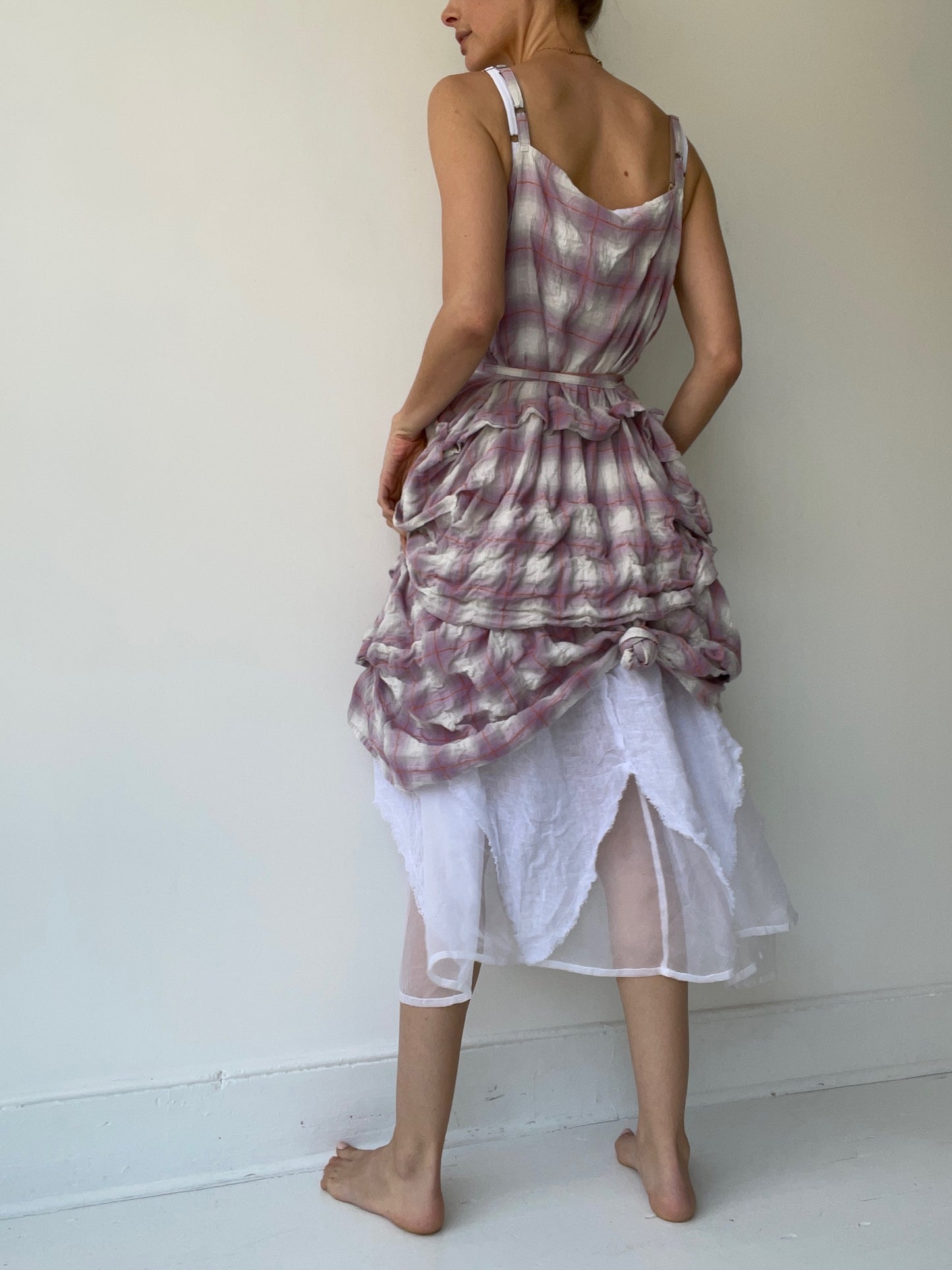 krista larson plaid umbrella slip