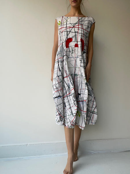 preloved print dress