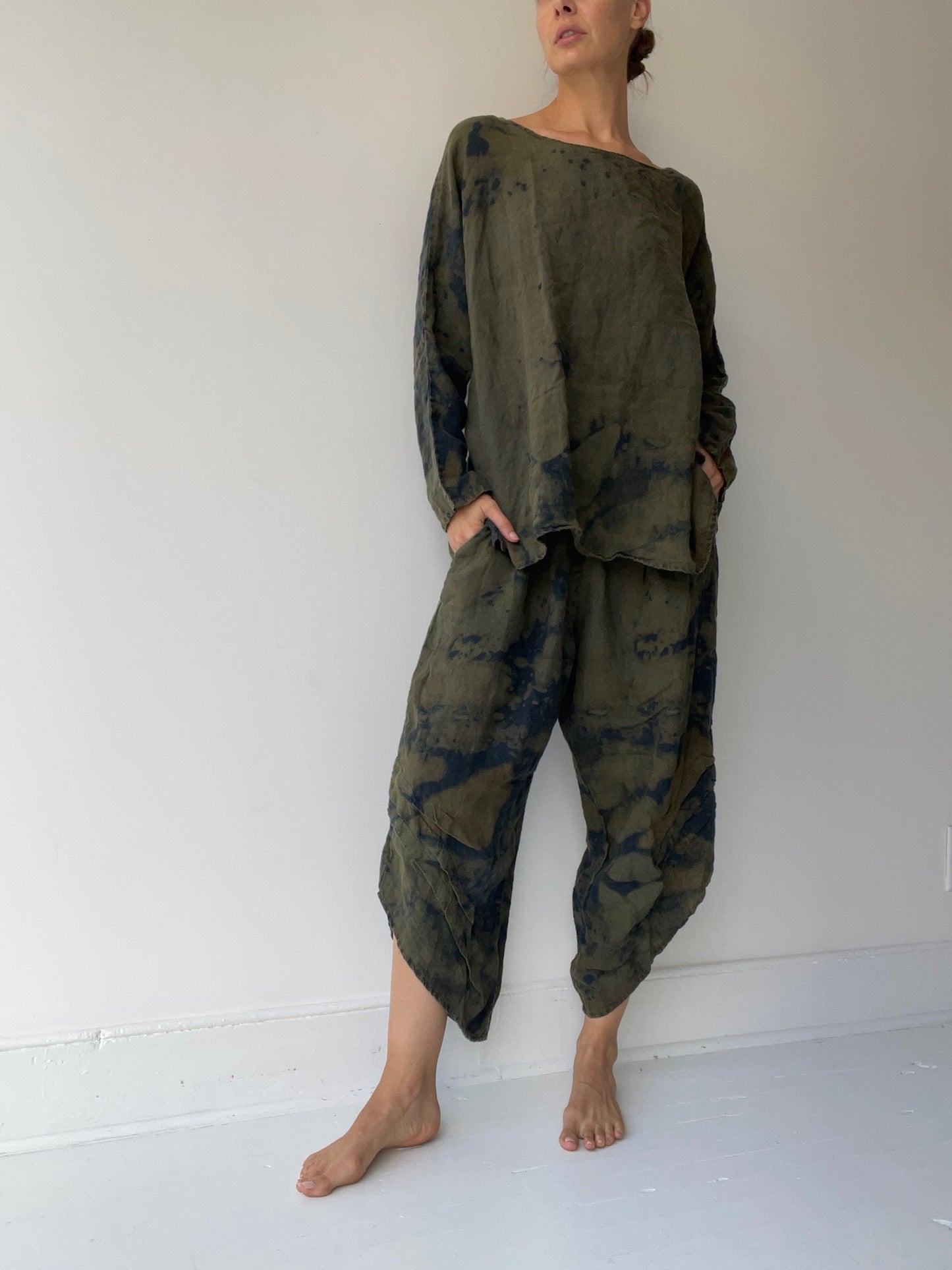 krista larson basic detail pants ECO