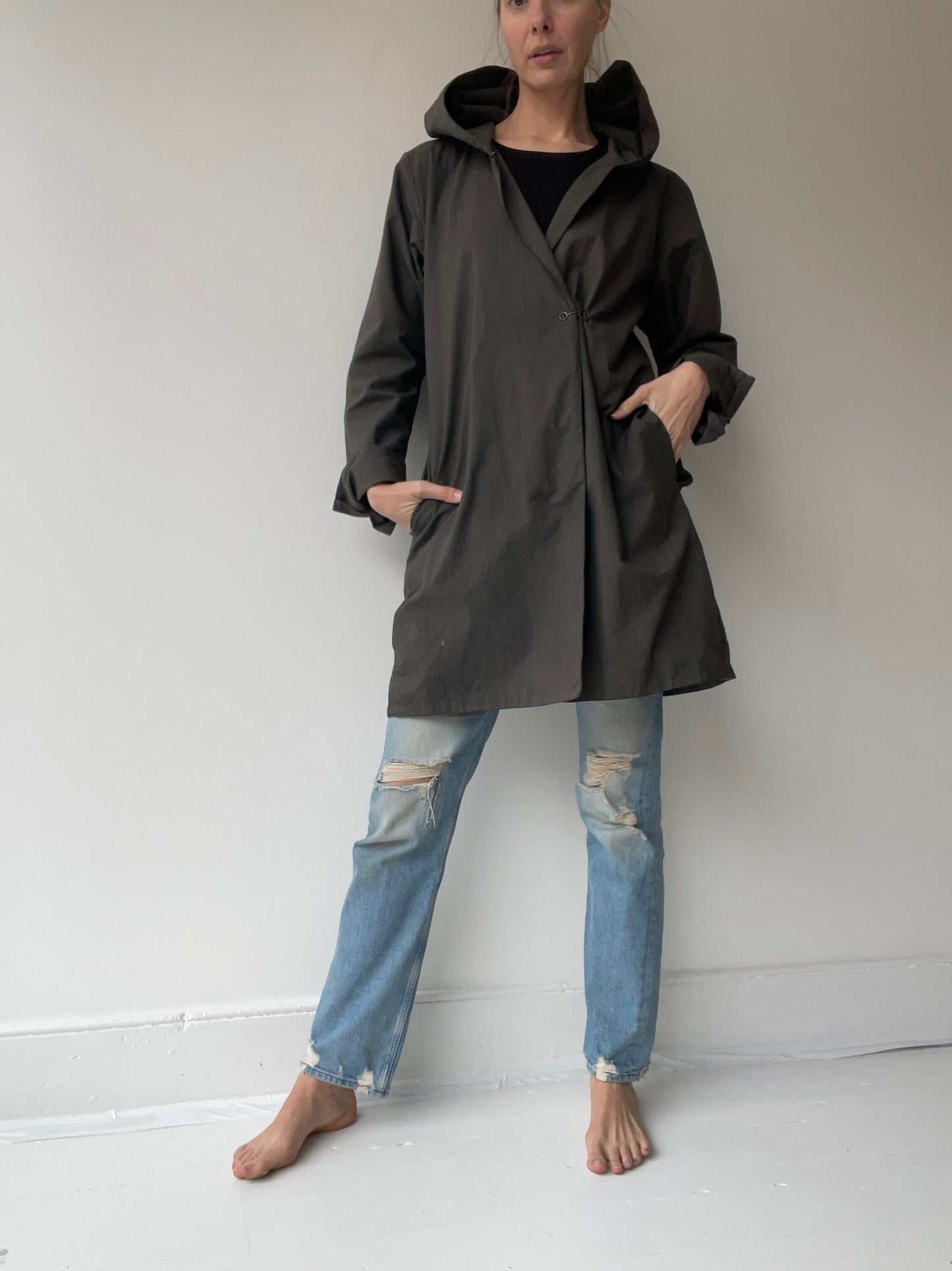 preloved hooded jacket