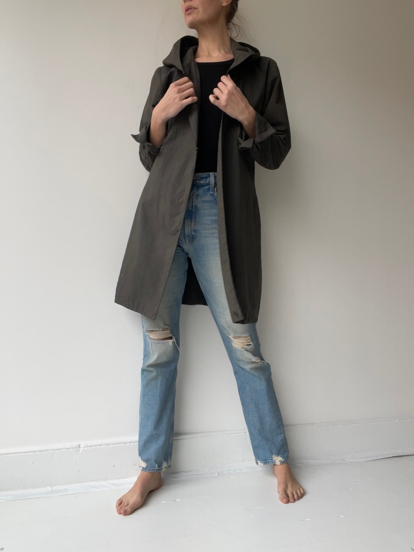preloved hooded jacket