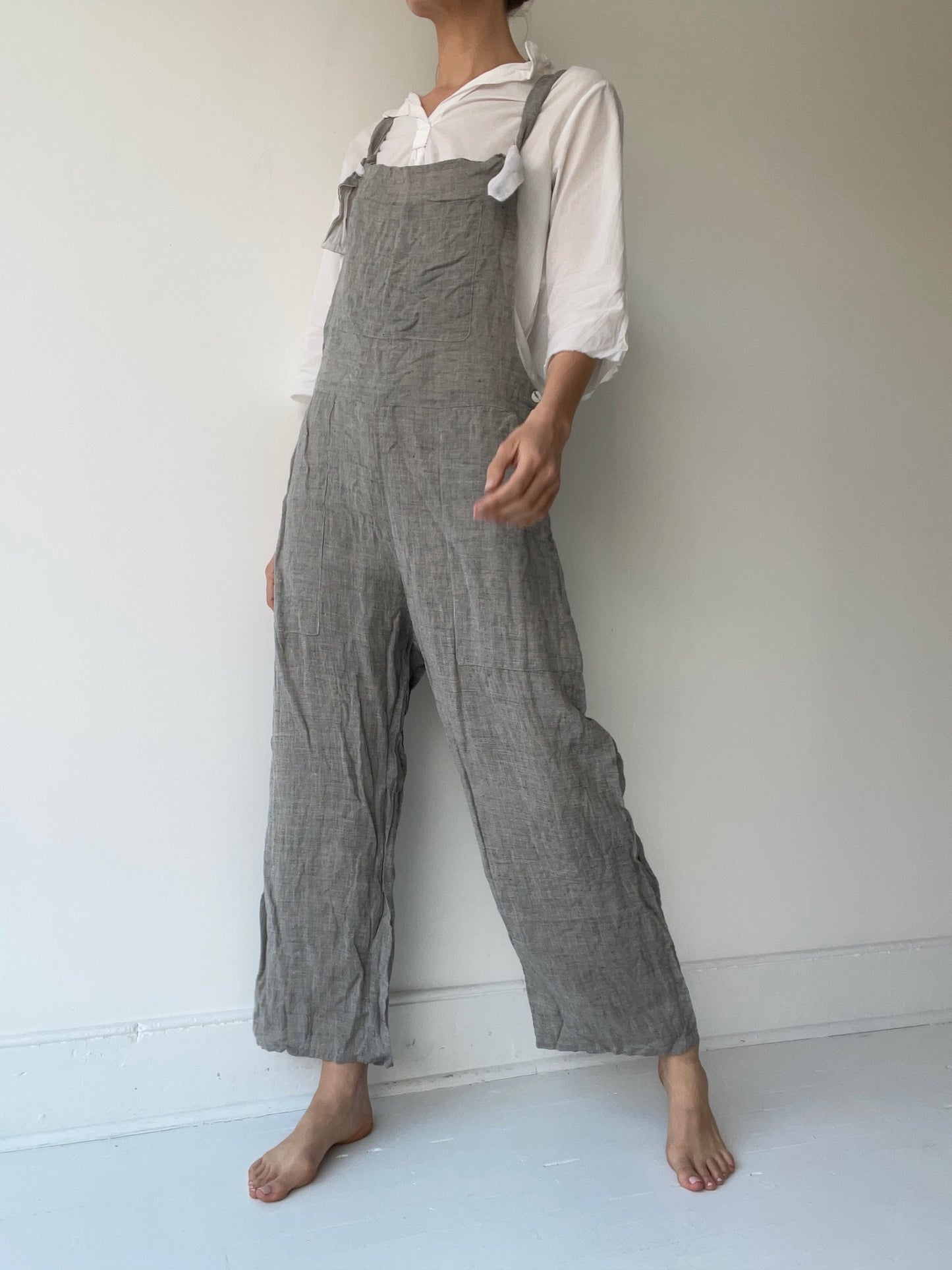 sula chambray overalls