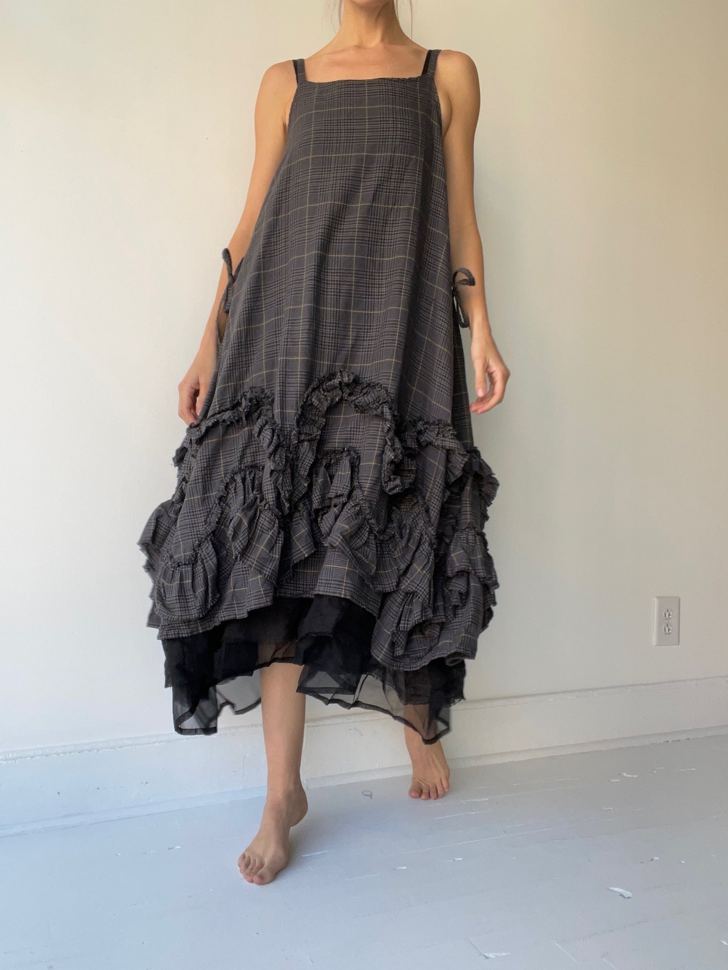 pretty slip PLAID