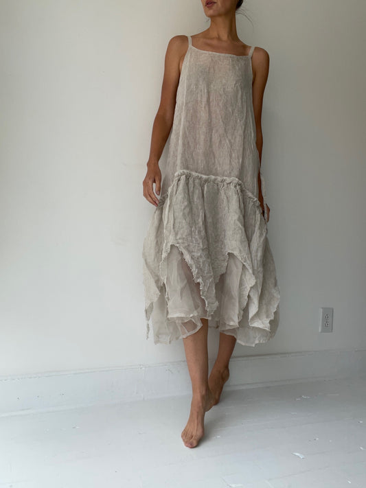 krista larson oat long vintage slip