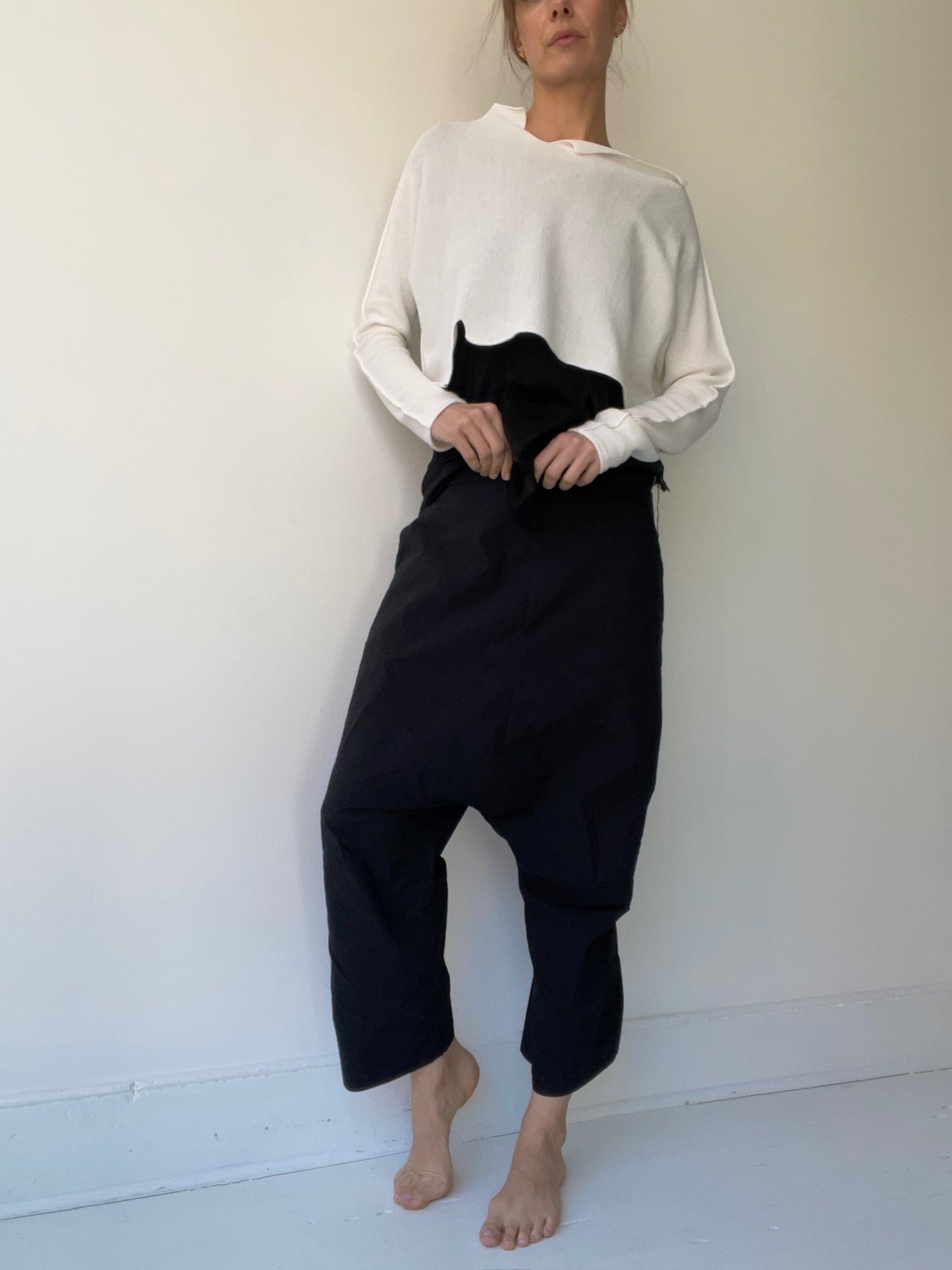 rundholz dip crepe trouser