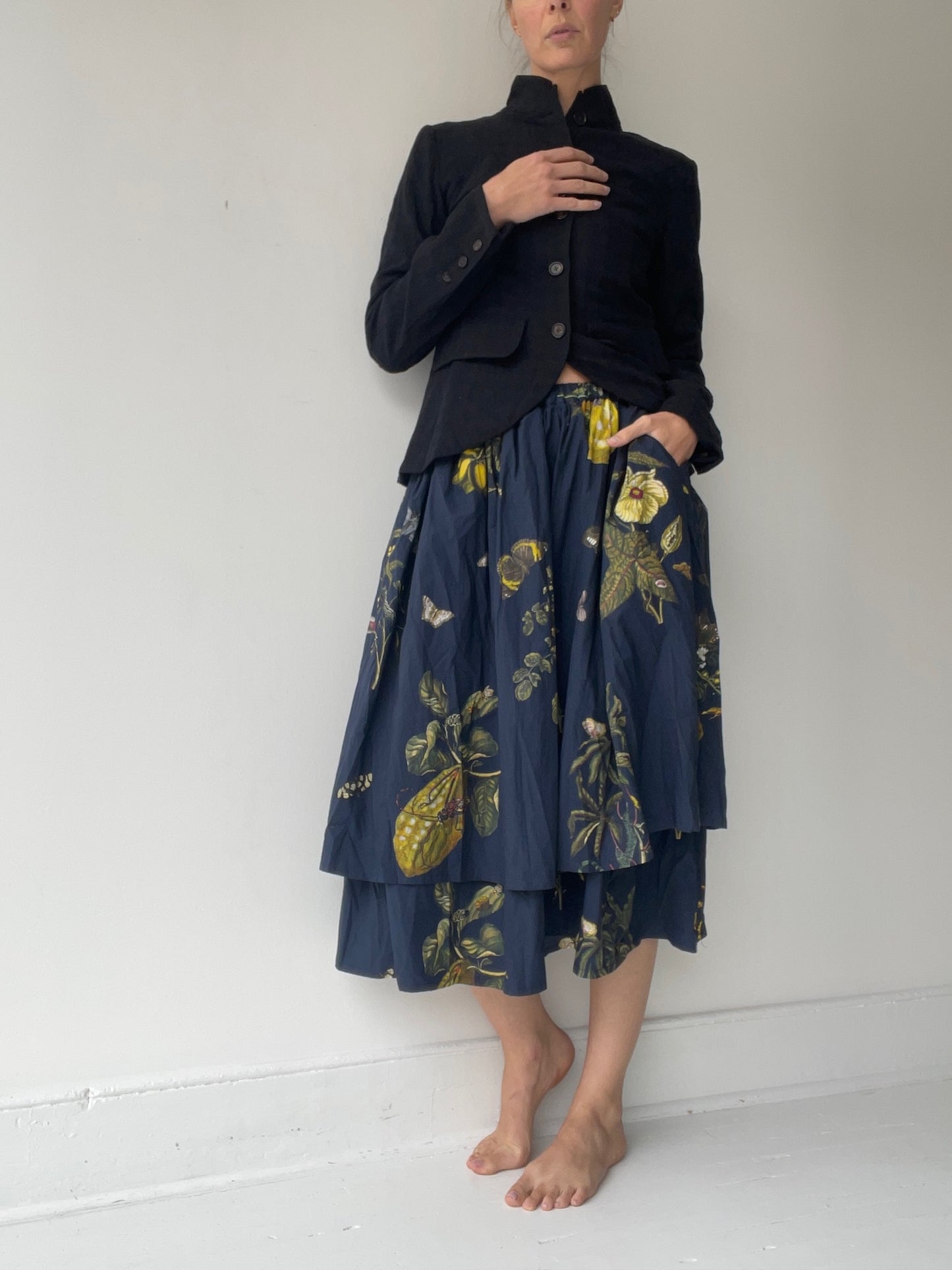 aleksandr manamïs double layer skirt
