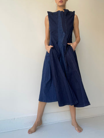 rundholz dip denim georgia dress