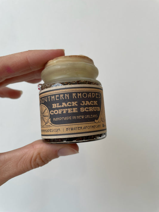 black jack coffee body scrub