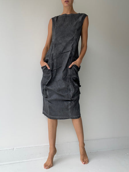 rundholz dip coal pocket dress