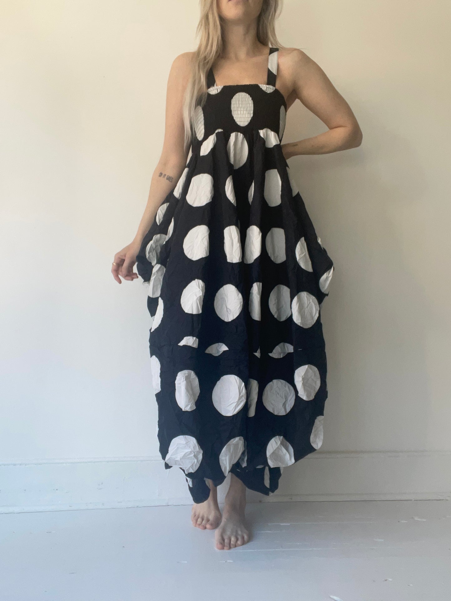 polka plü t dress luxe