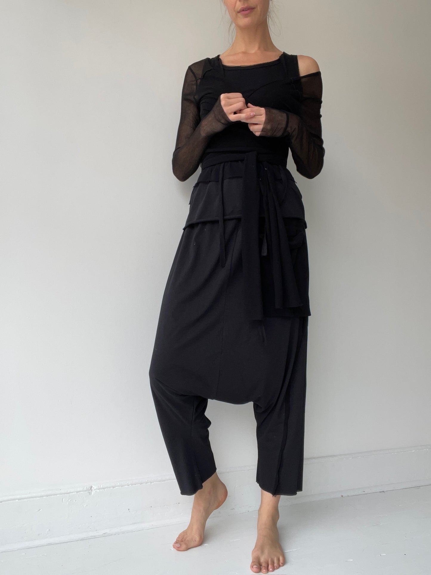 pal offner sheer wrap BLACK