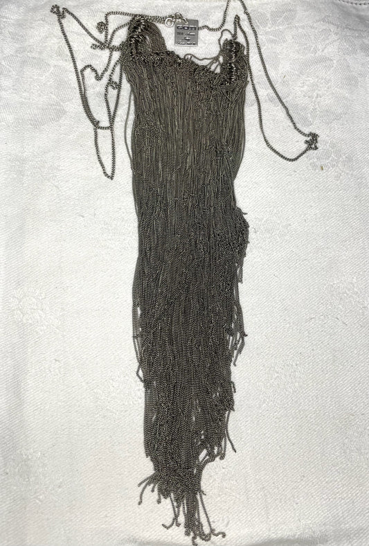 goti long fringe necklace