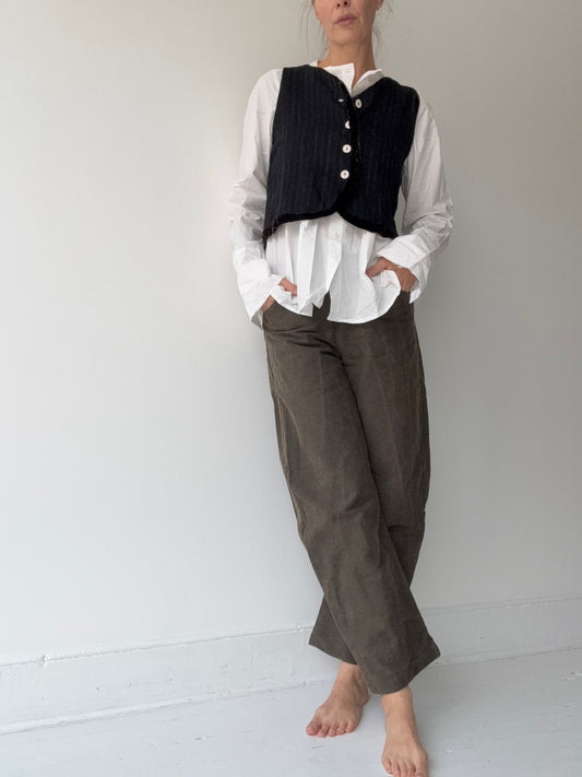 sula buttoned waistcoat