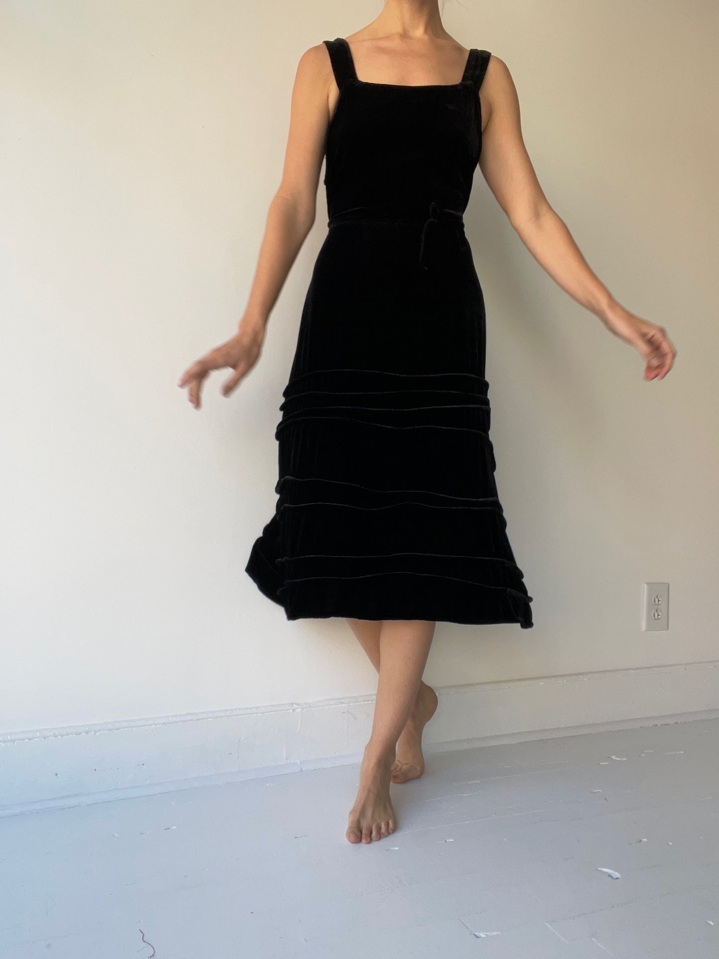 long spring slip VELVET