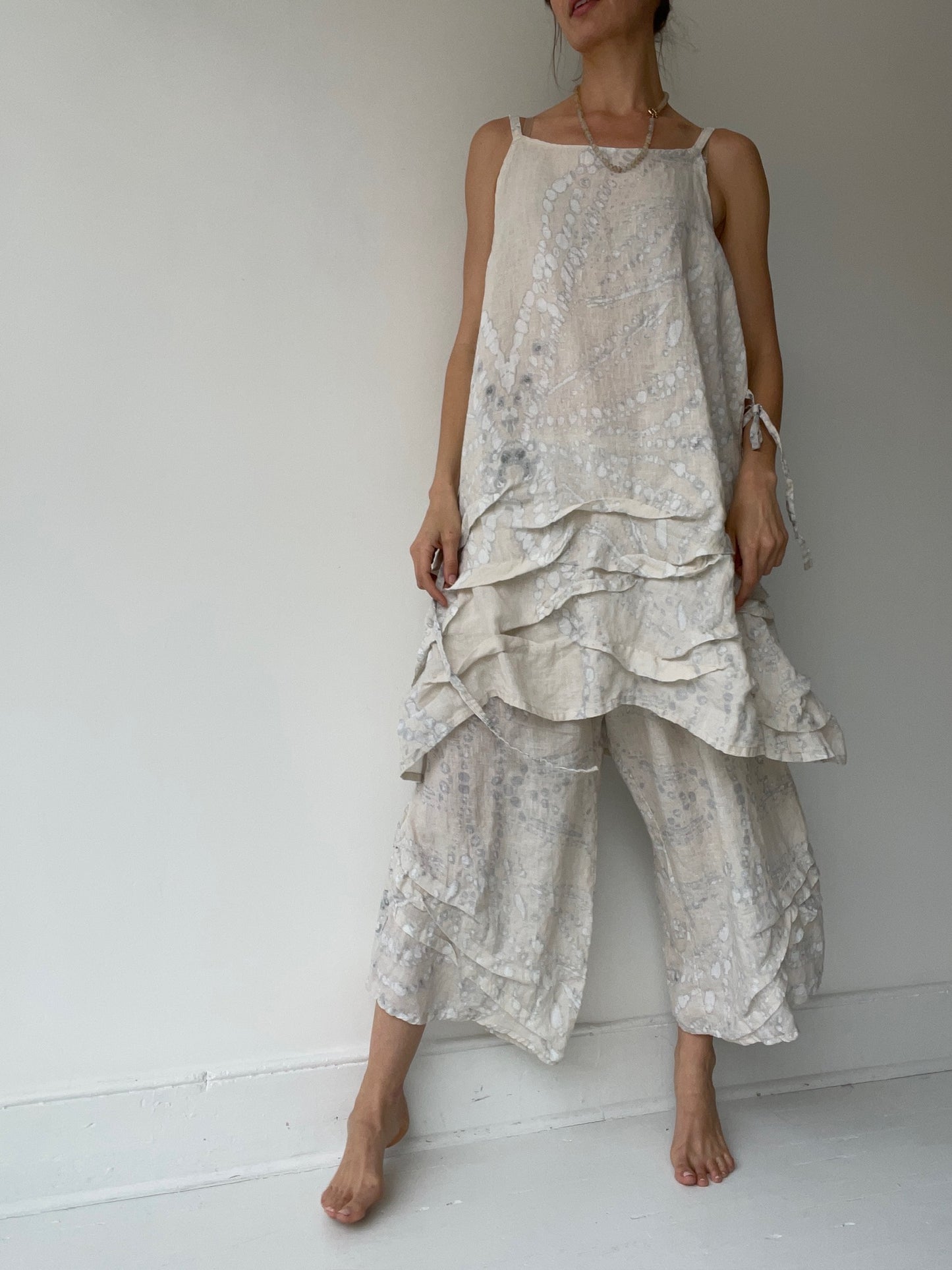 krista larson batik short wavey slip