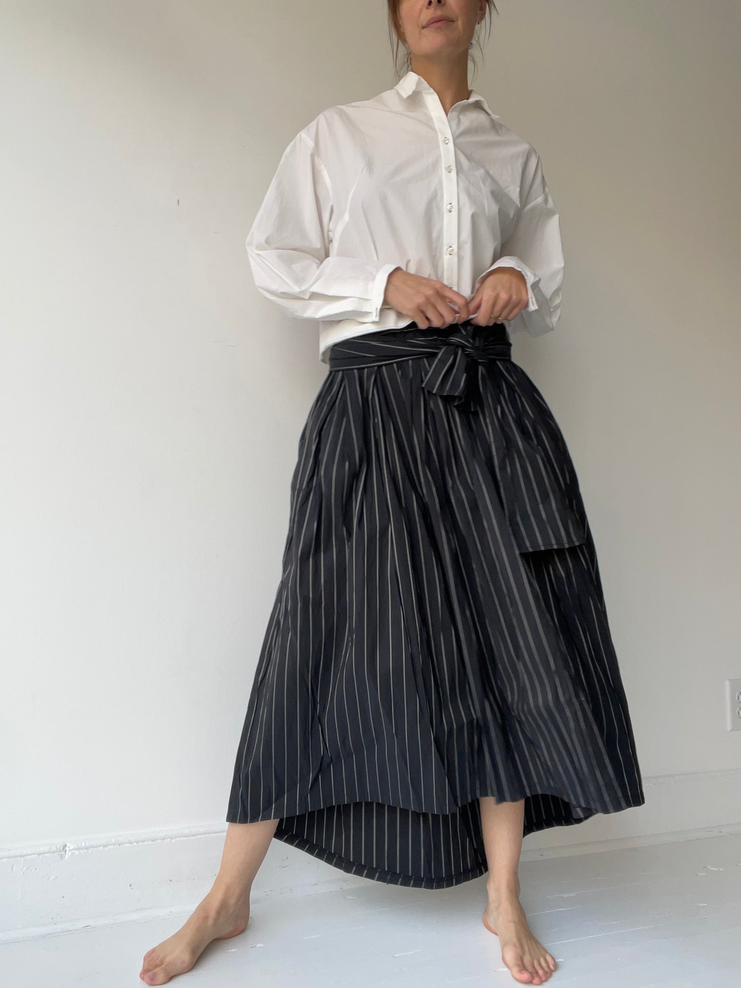 plü stripe skirt