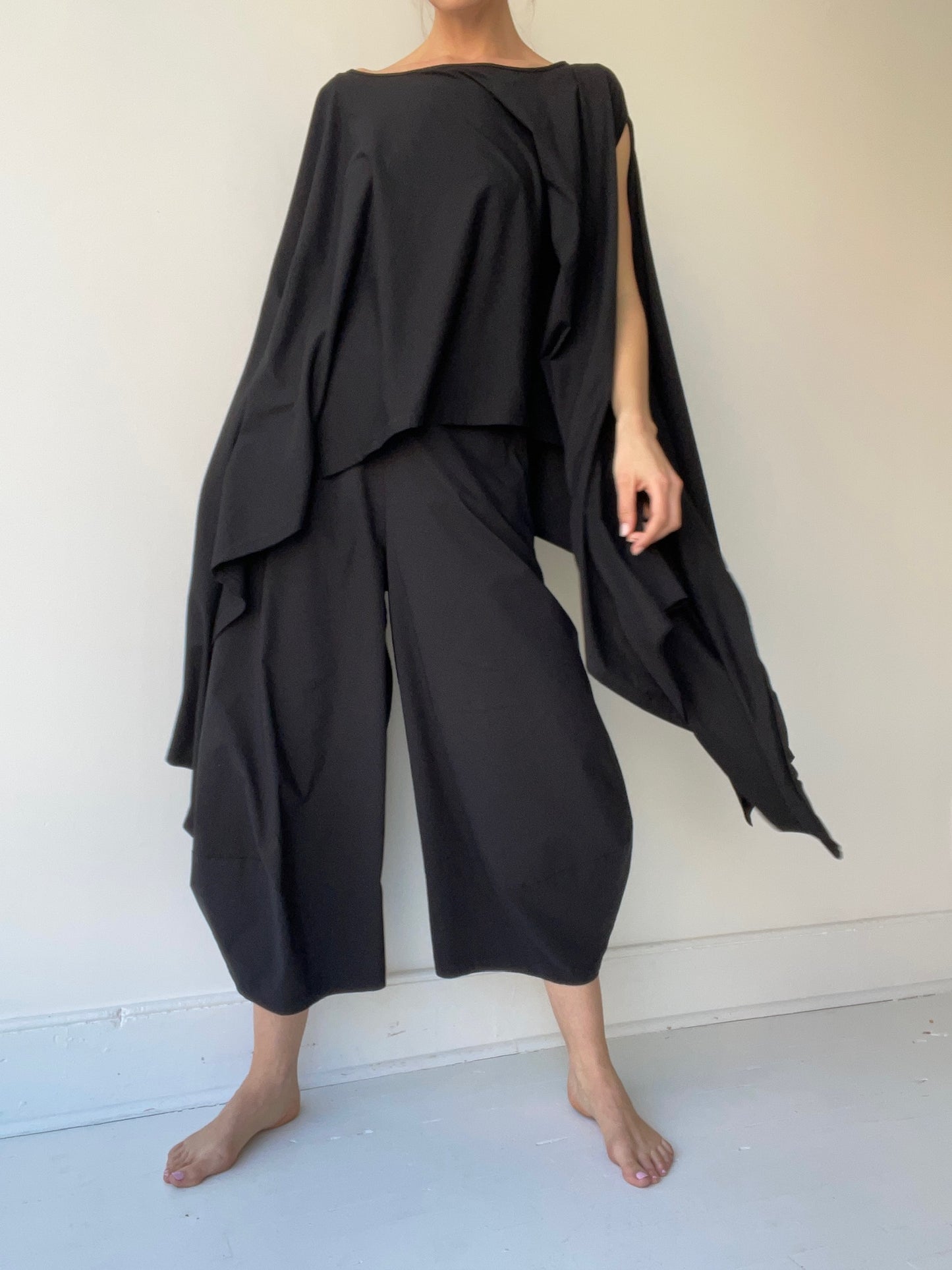 a barbara bologna multi top with 96% cotton/4% elastane