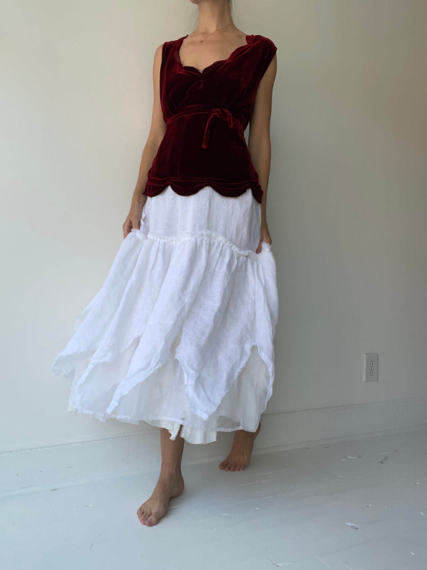 a seaside cami RUBY top by krista larson silk
