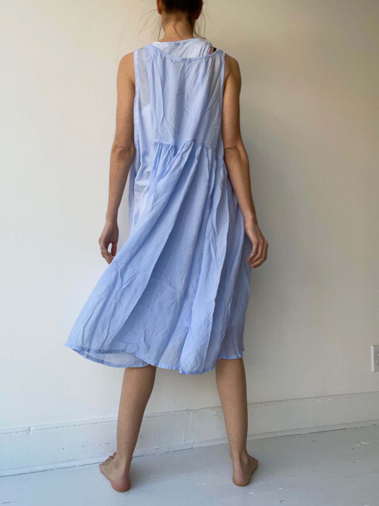 rundholz mainline cotton fold over dress