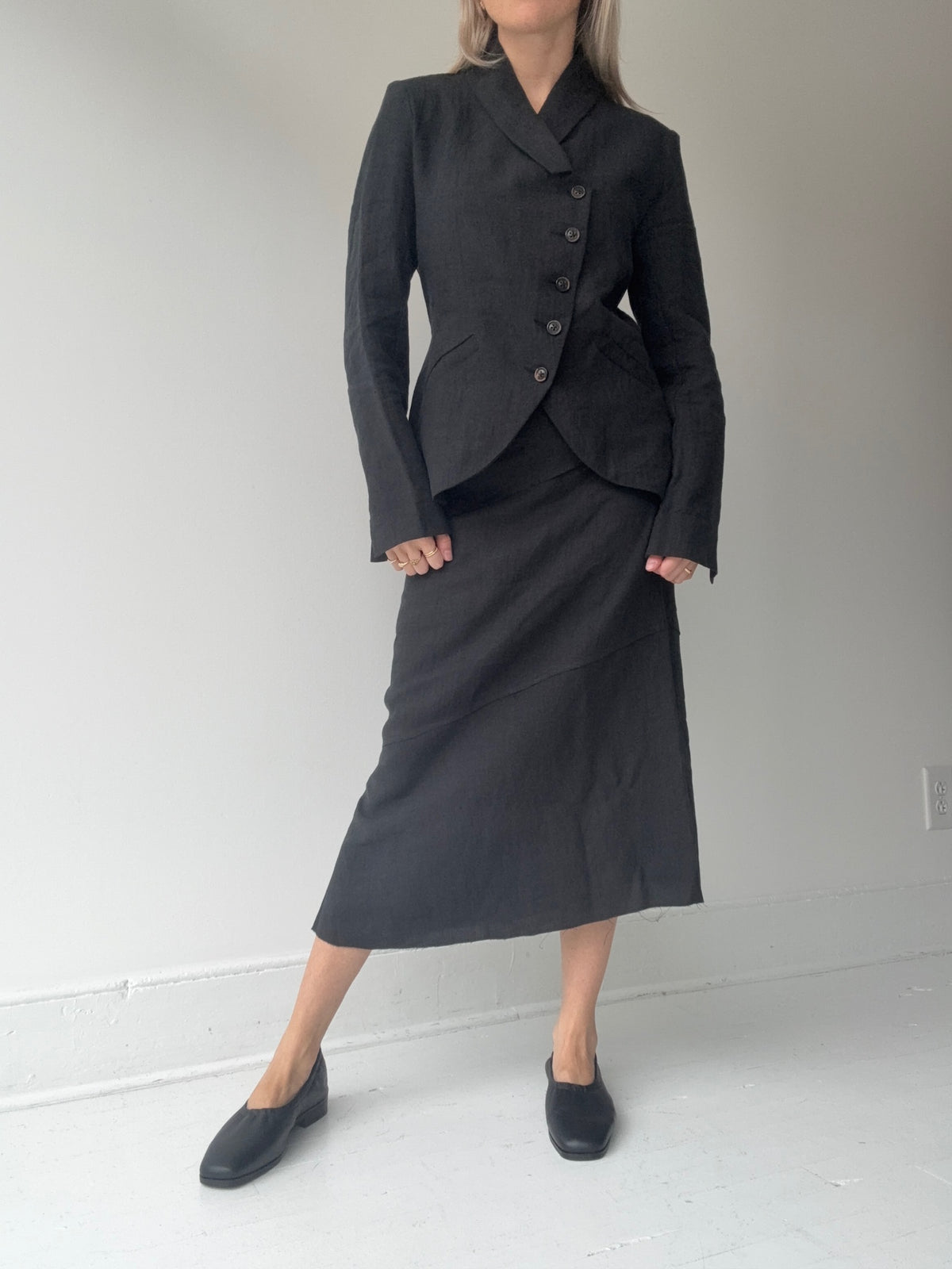 anika skarstrom linen jacket