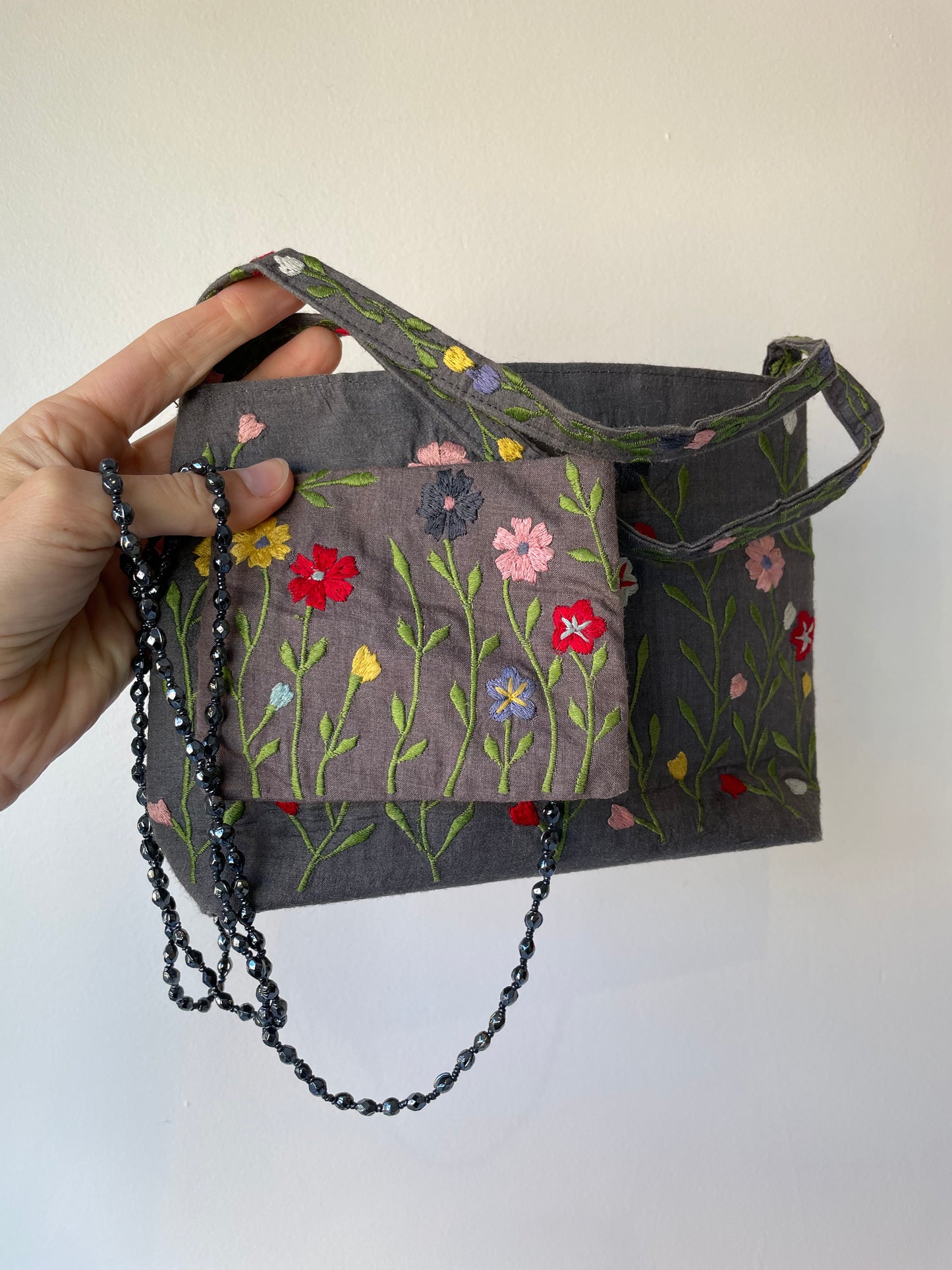 vintage flower purse