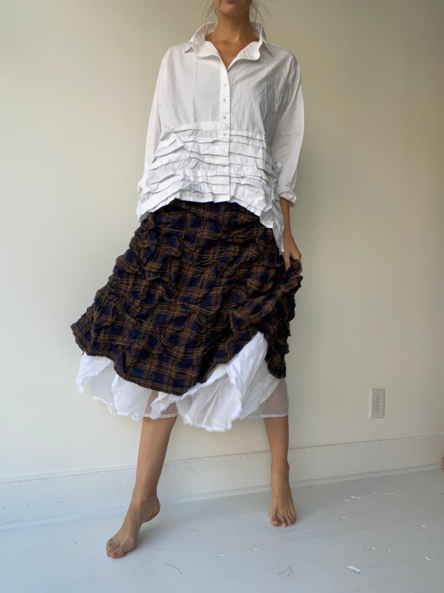 a croissant shirt COTTON by krista larson 100