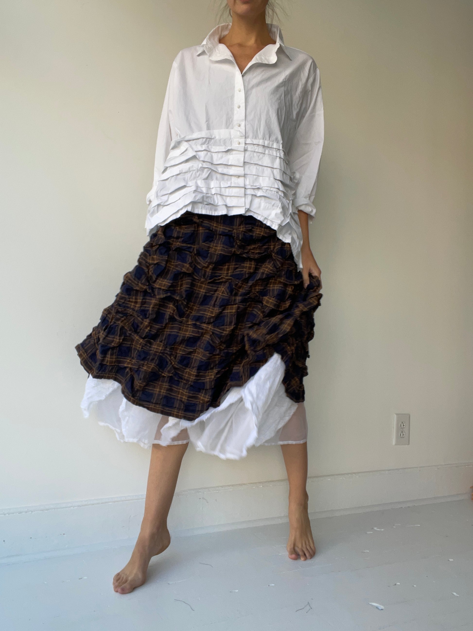 a croissant shirt COTTON by krista larson 100