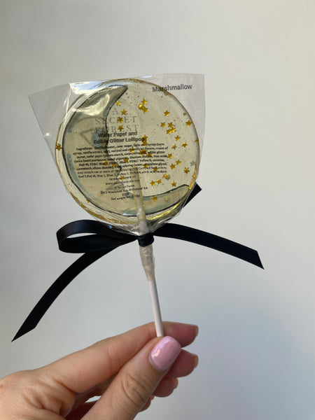 crescent moon lollipop