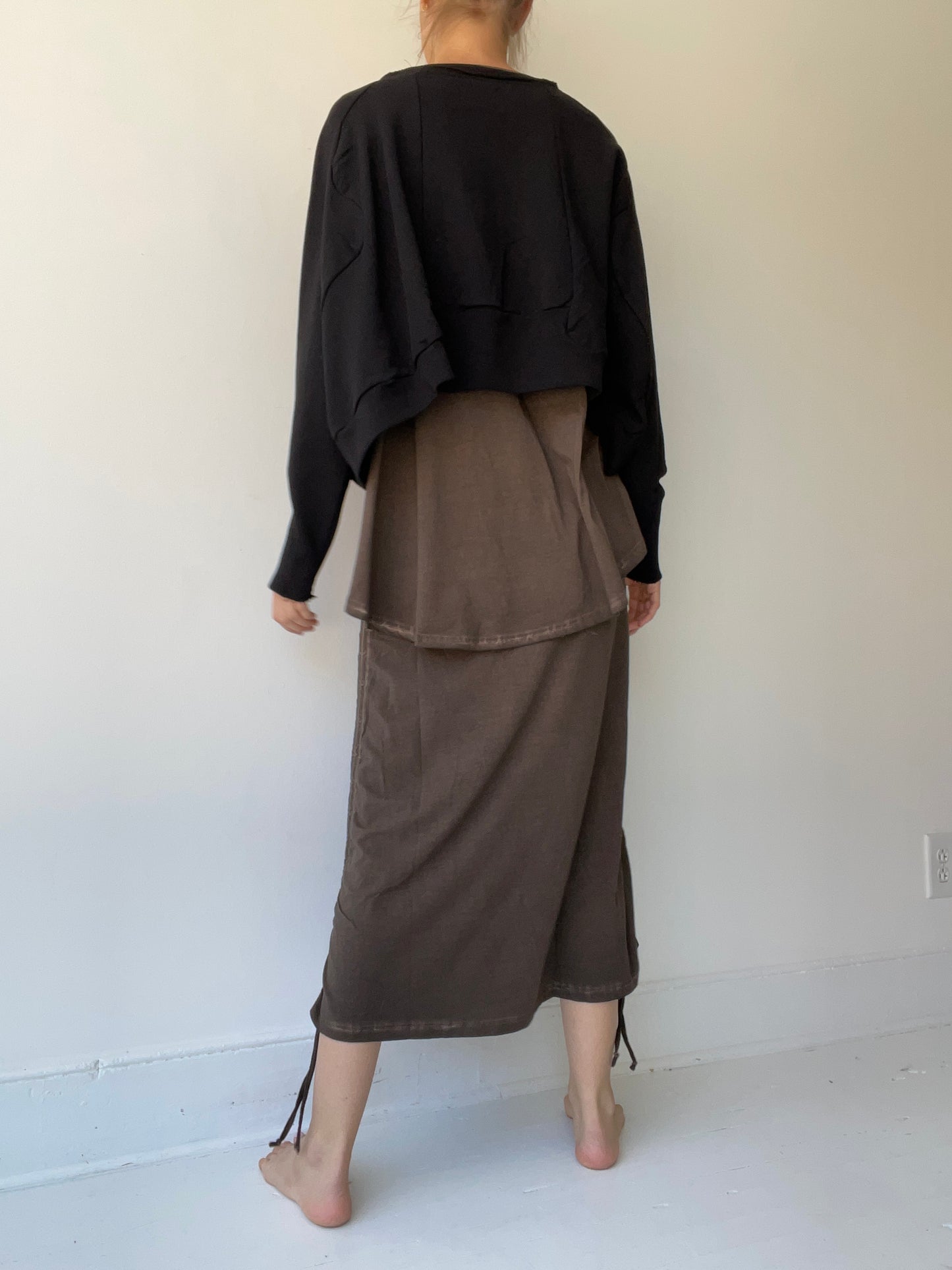 plü wide short sweatshirt
