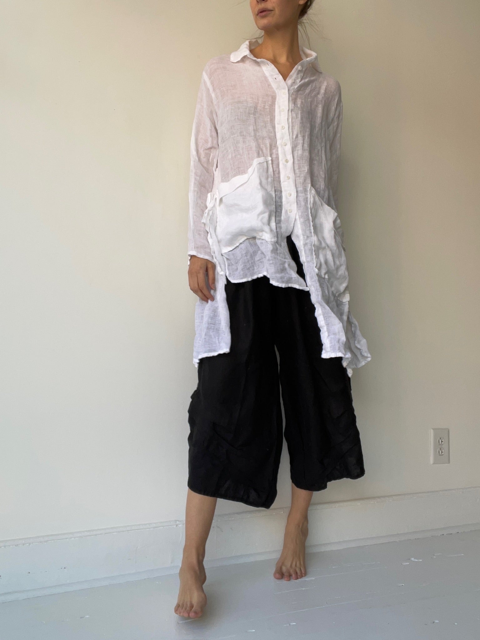 a pablo shirt LINEN GAUZE by krista larson 100