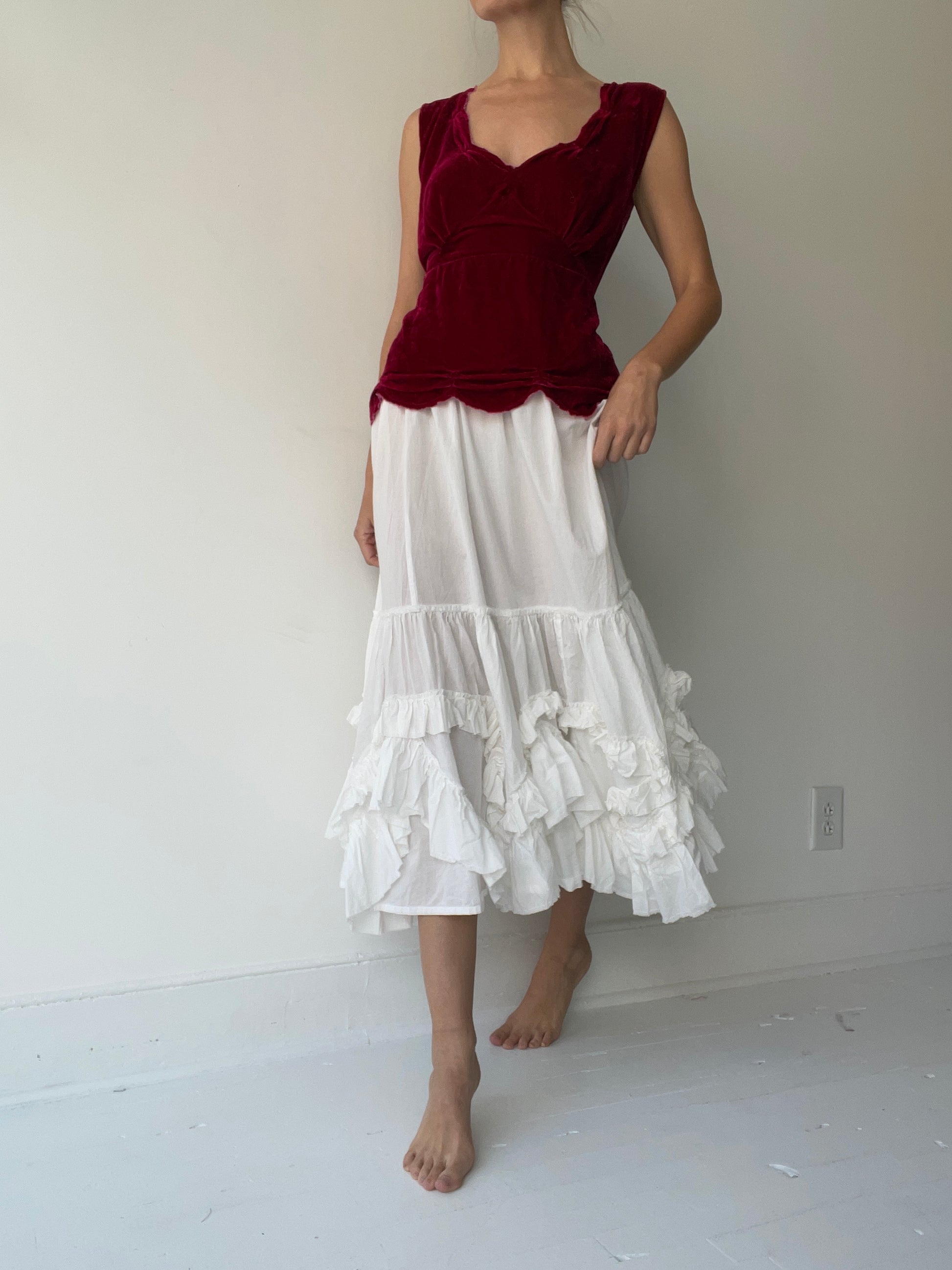 a seaside cami FUSCHIA top by krista larson silk