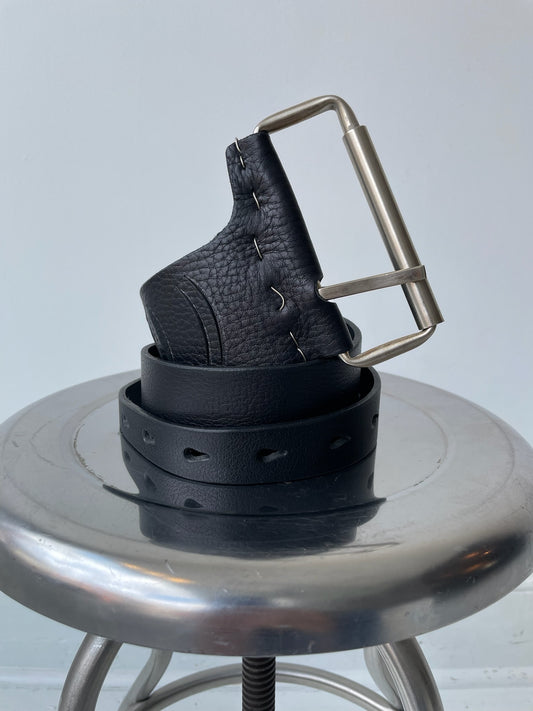johnny farah silver single roll belt