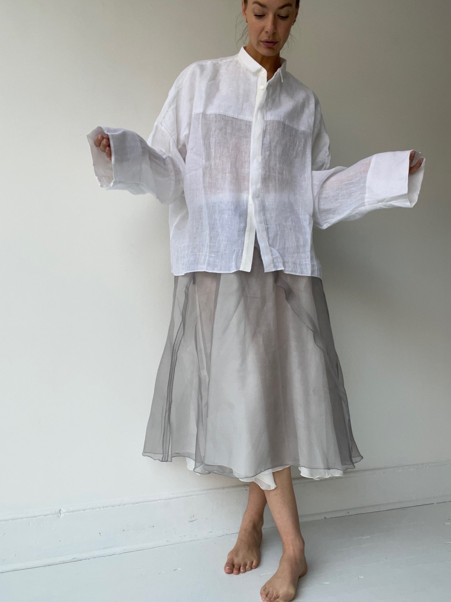 umit unal bec linen blouse