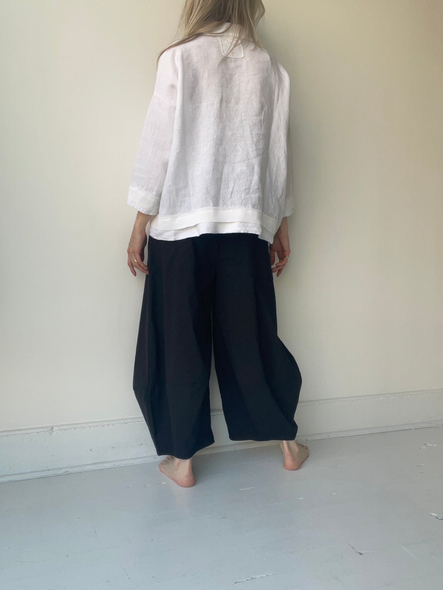 aequamente linen blouse