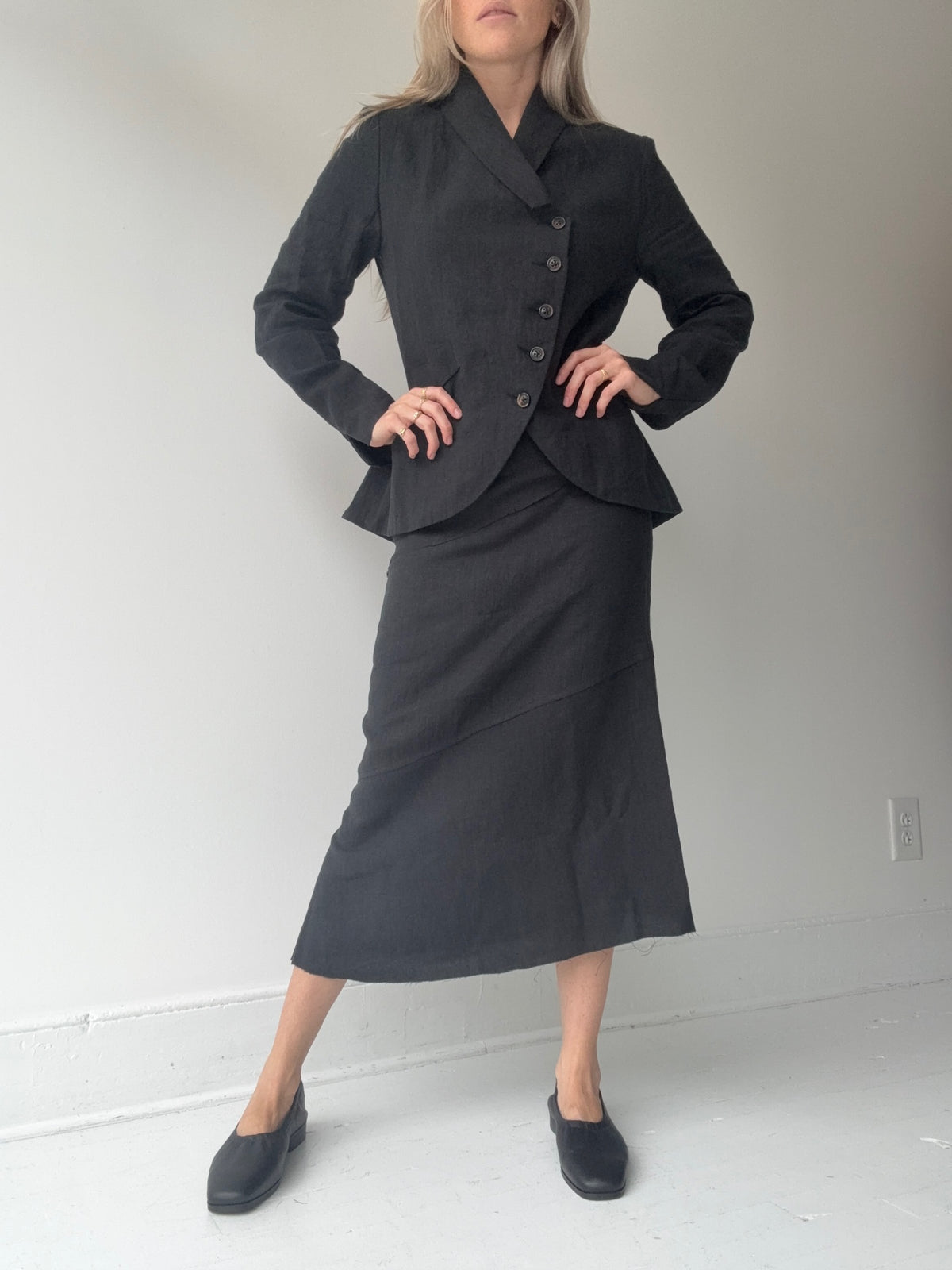 anika skarstrom linen skirt