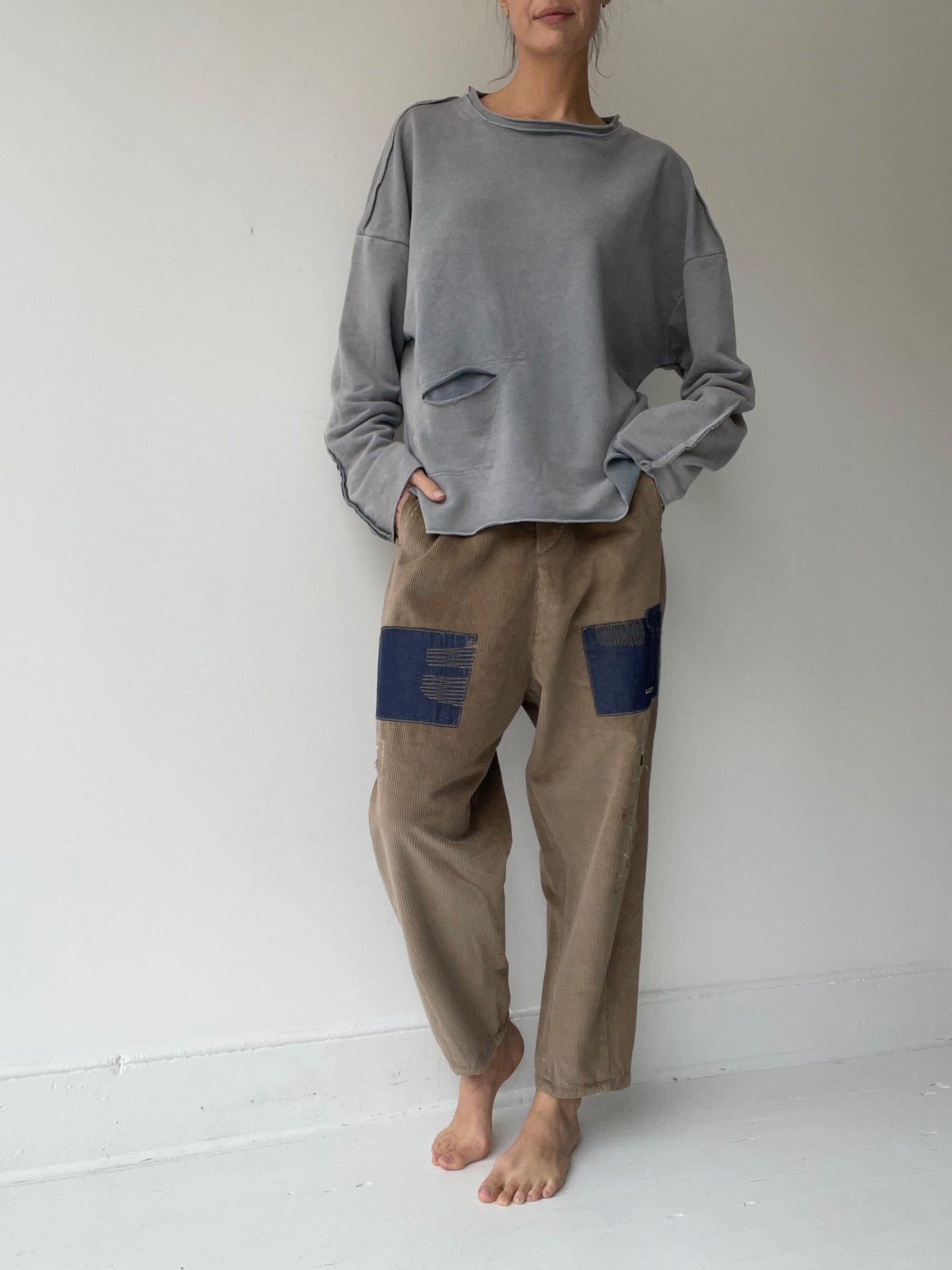 umit unal pocket sweatshirt