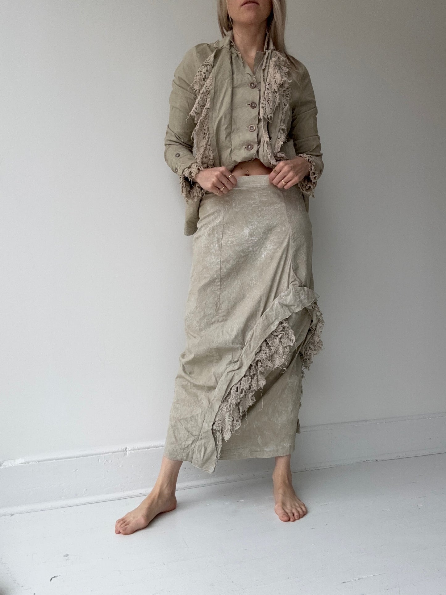 rundholz dip linen fog skirt