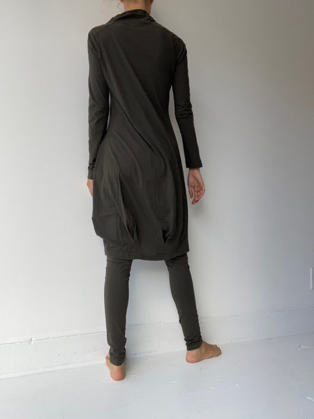 rundholz black label mock neck dress