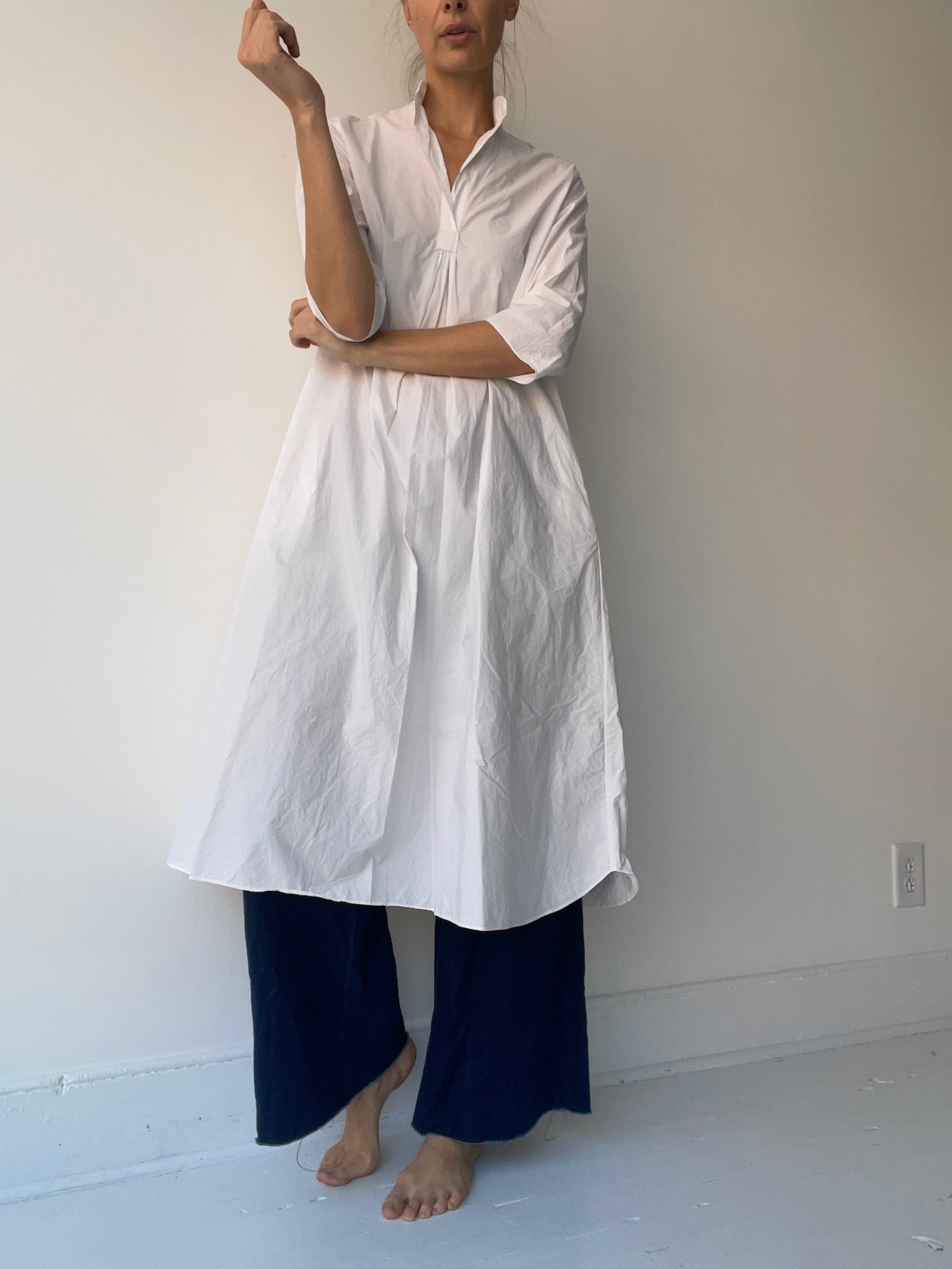 a sula dewey dress with 100% cotton
