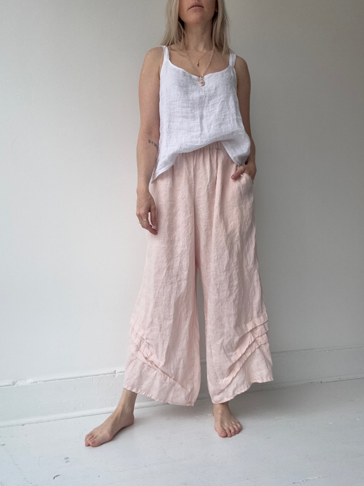 krista larson basic detail pants