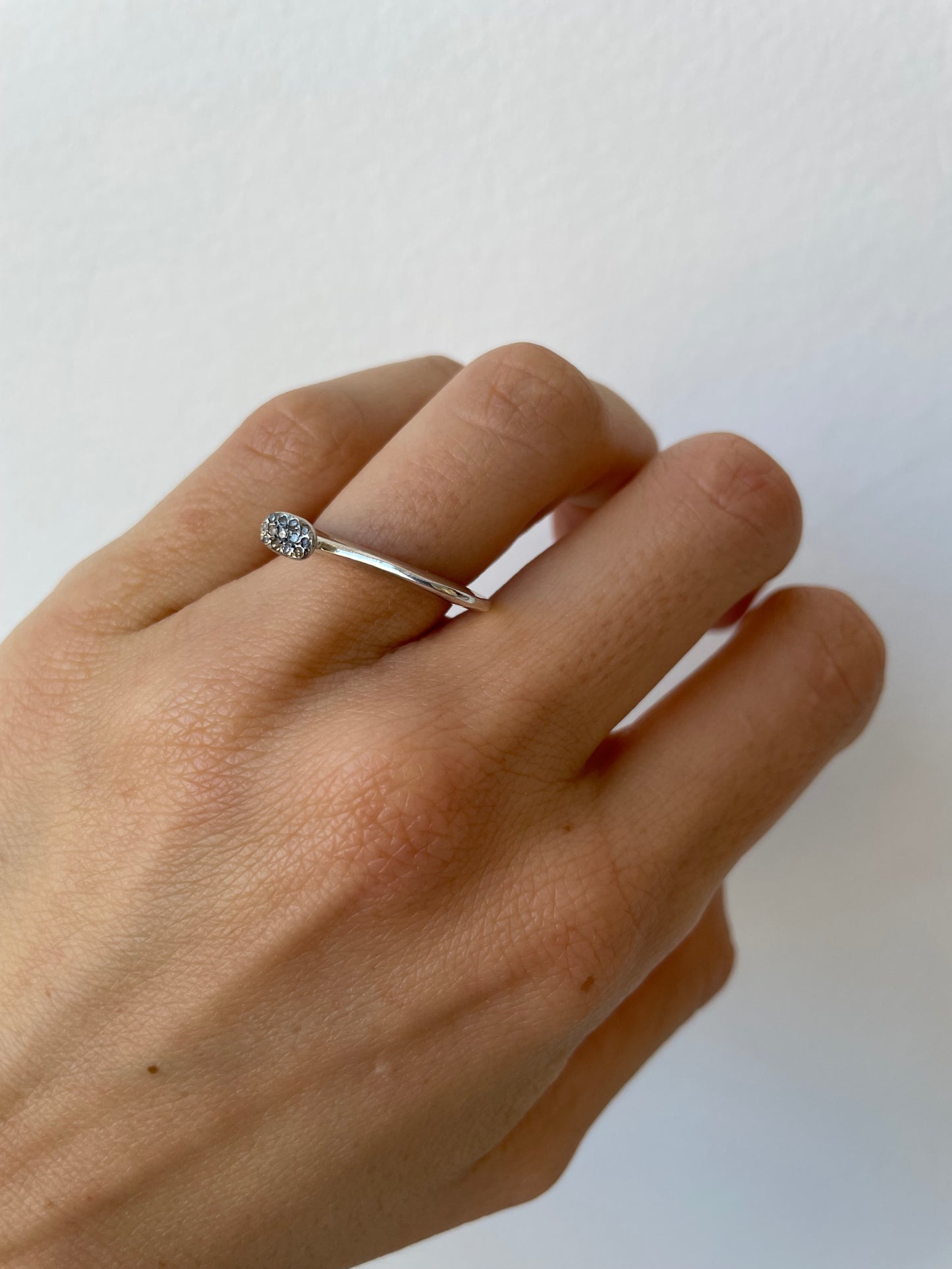 a rosa maria pavla dia ring by rosa maria sterling silver