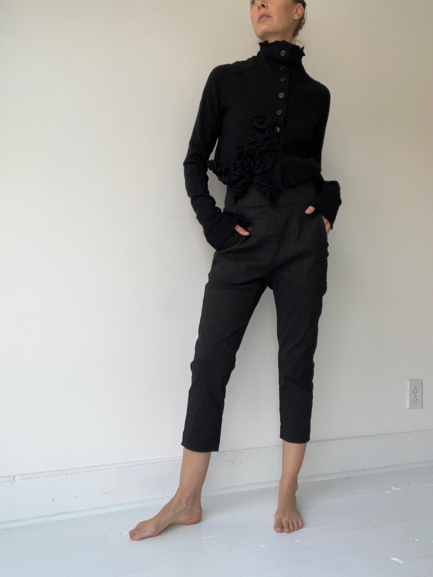 a high pinstripe trouser pants by rundholz mainline 57